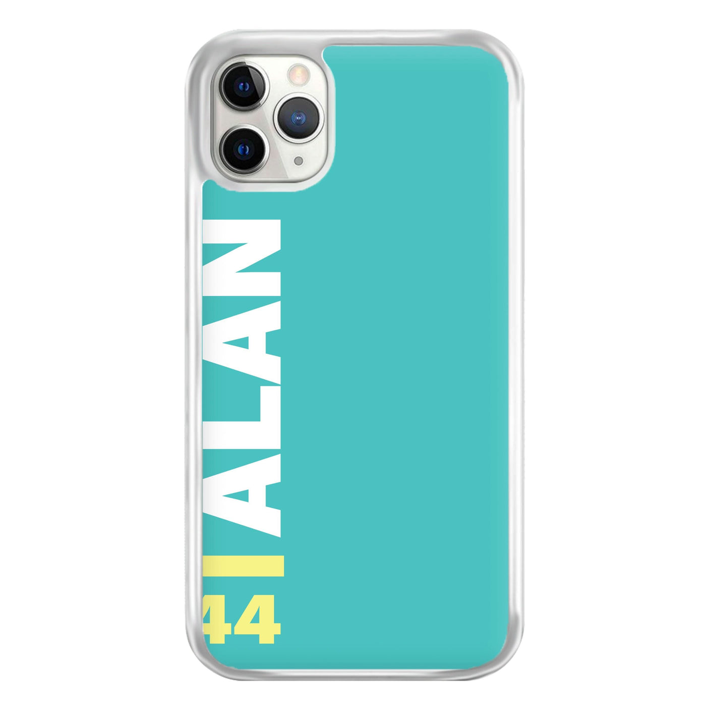 Personalised F1 Driver Blue Phone Case