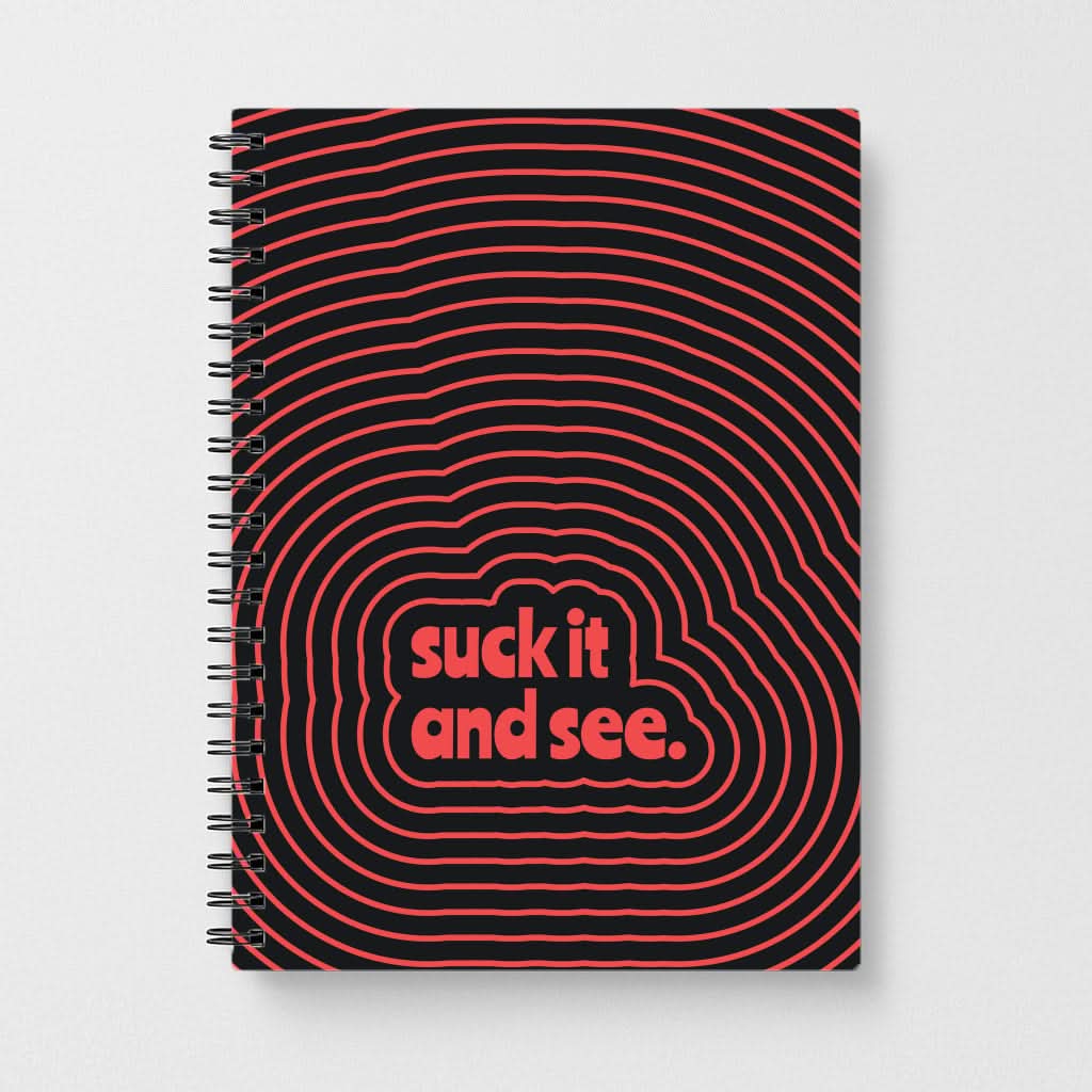 Suck It And See Psychedelic Notebook