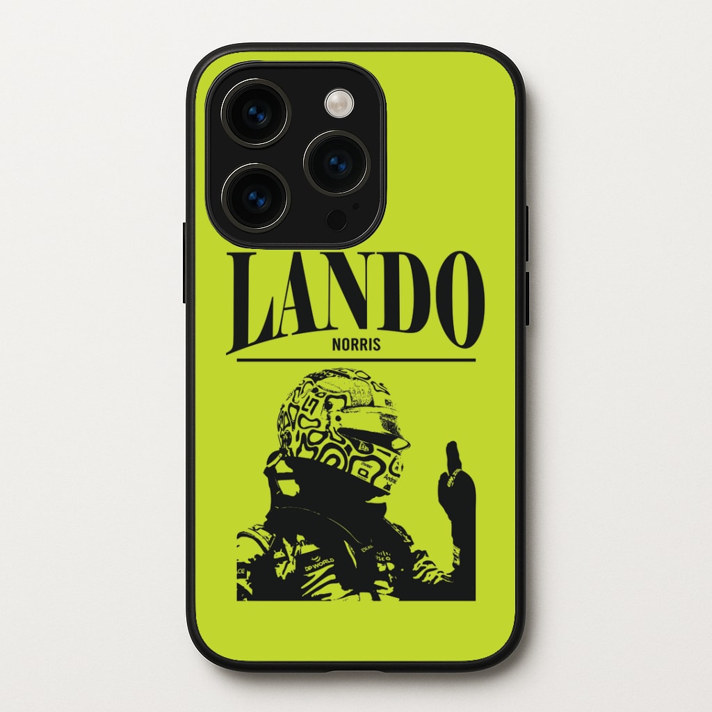 Lando Black And Green  iPhone 14 Pro Case