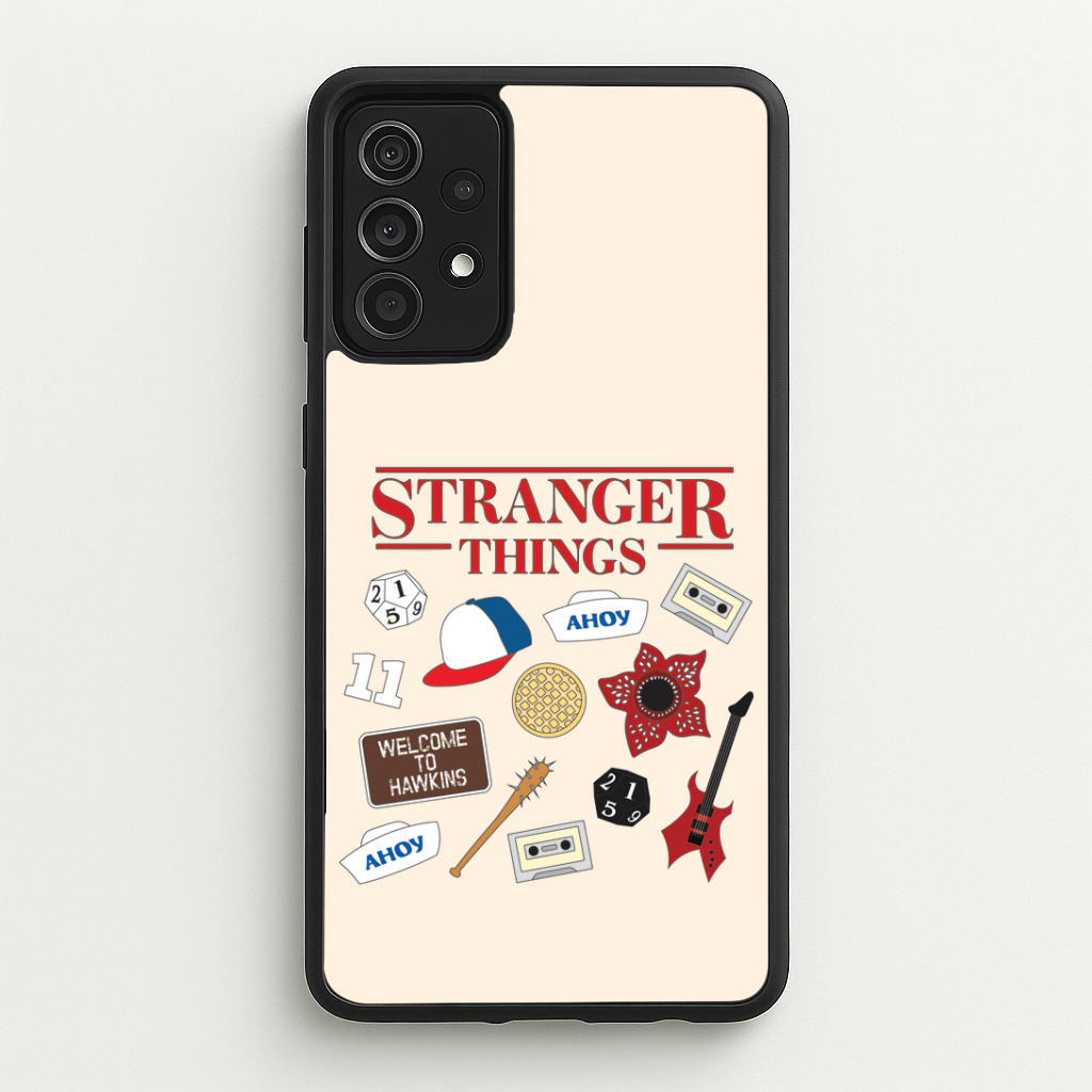 Stranger Things Cartoon Icons Galaxy A52 / A52s Case