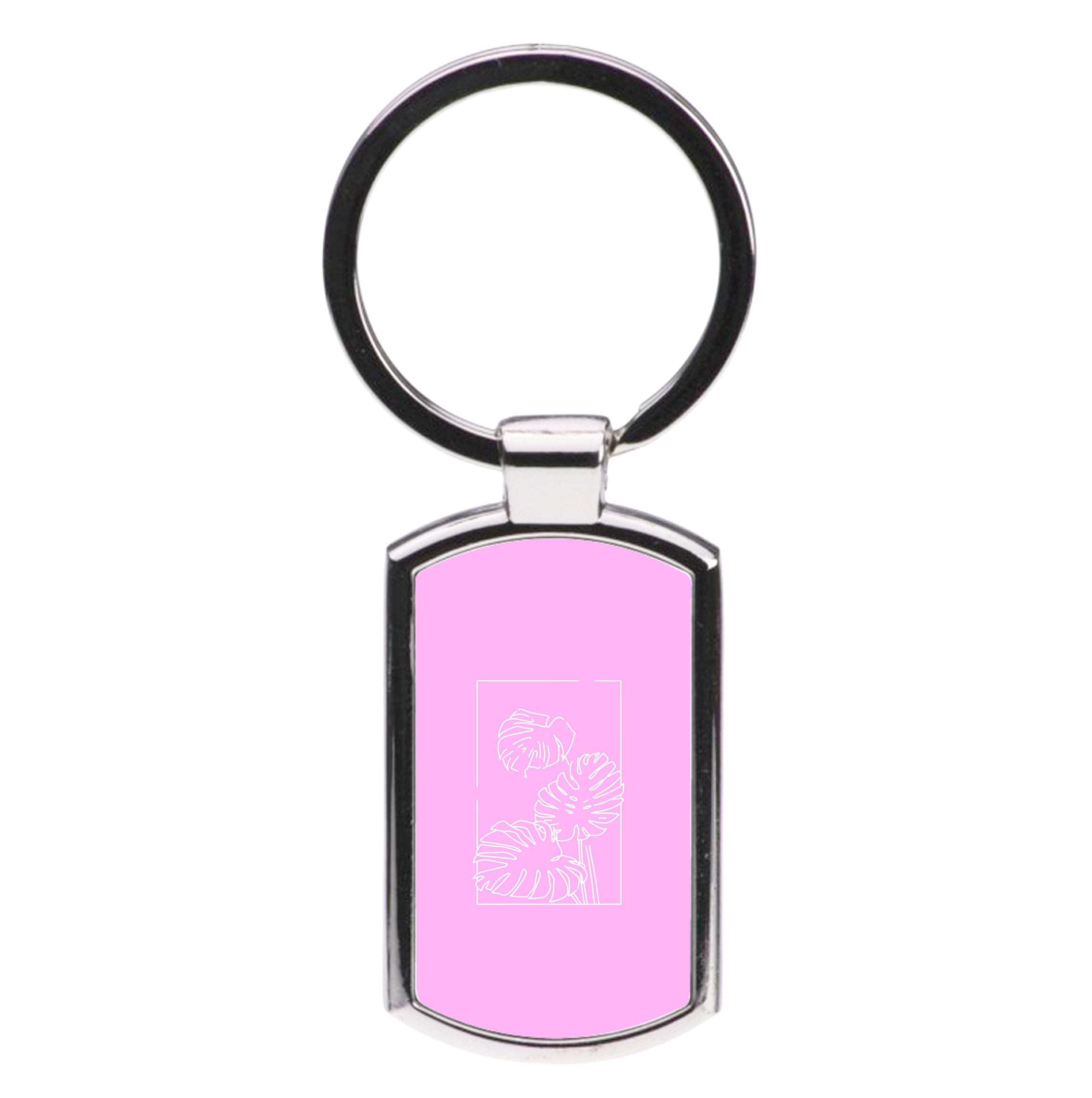 Pink Leaf - Foliage Luxury Keyring