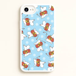 Present And Snowflakes Moom Pattern iPhone 6 Plus / 7 Plus / 8 Plus Case
