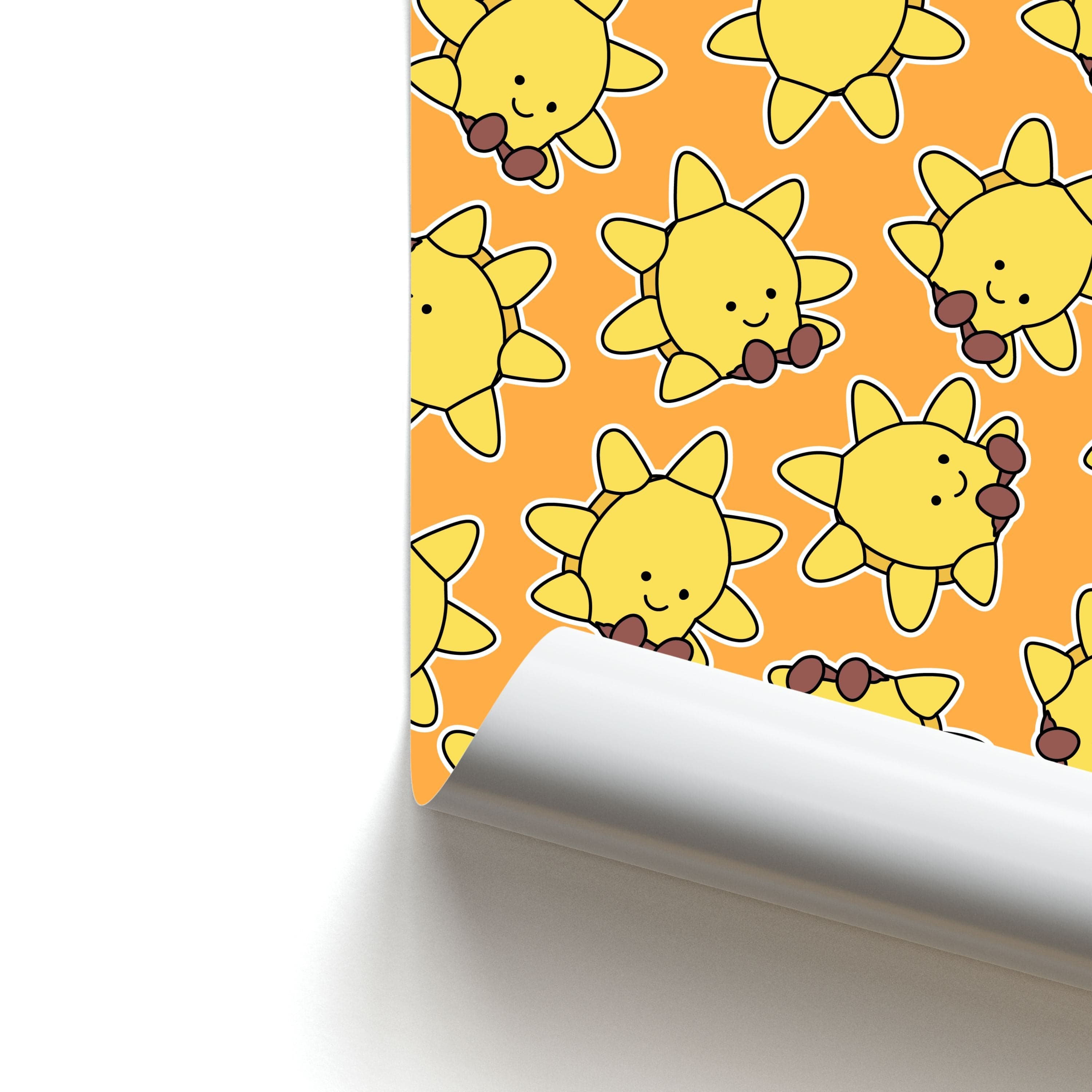 Sun Pattern - Plushy Poster