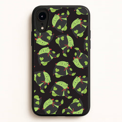 Vampire Frog Pattern  - Halloween iPhone XR Case
