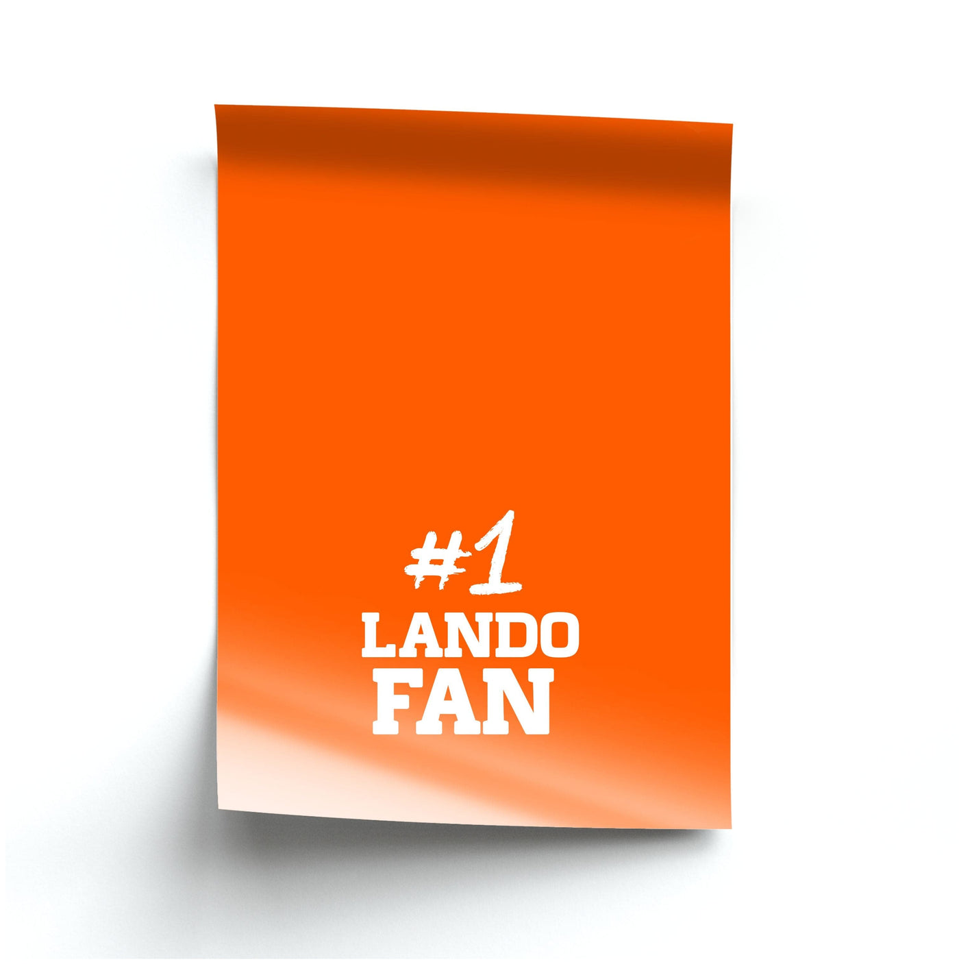 #1 Lando Fan Poster