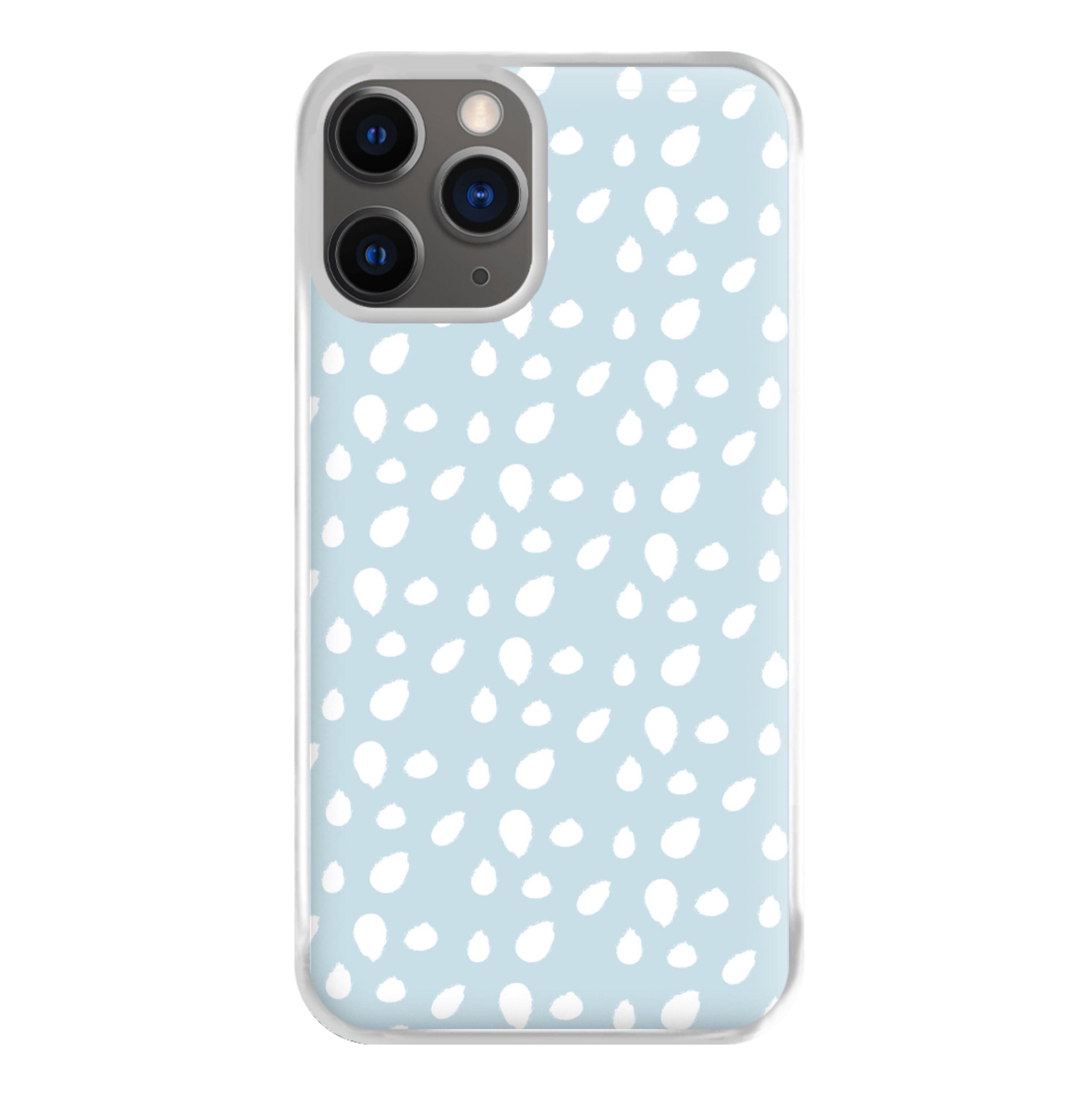 Pastel Blue Dots Phone Case