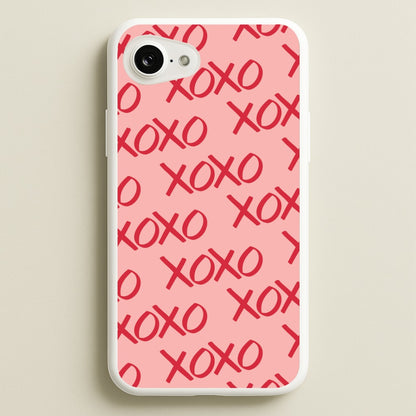 XOXO Pattern iPhone 16e Case