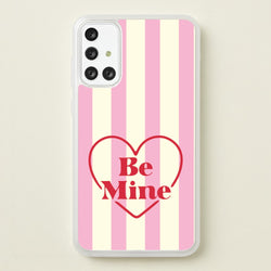 Be Mine Stripey Galaxy A71 Case