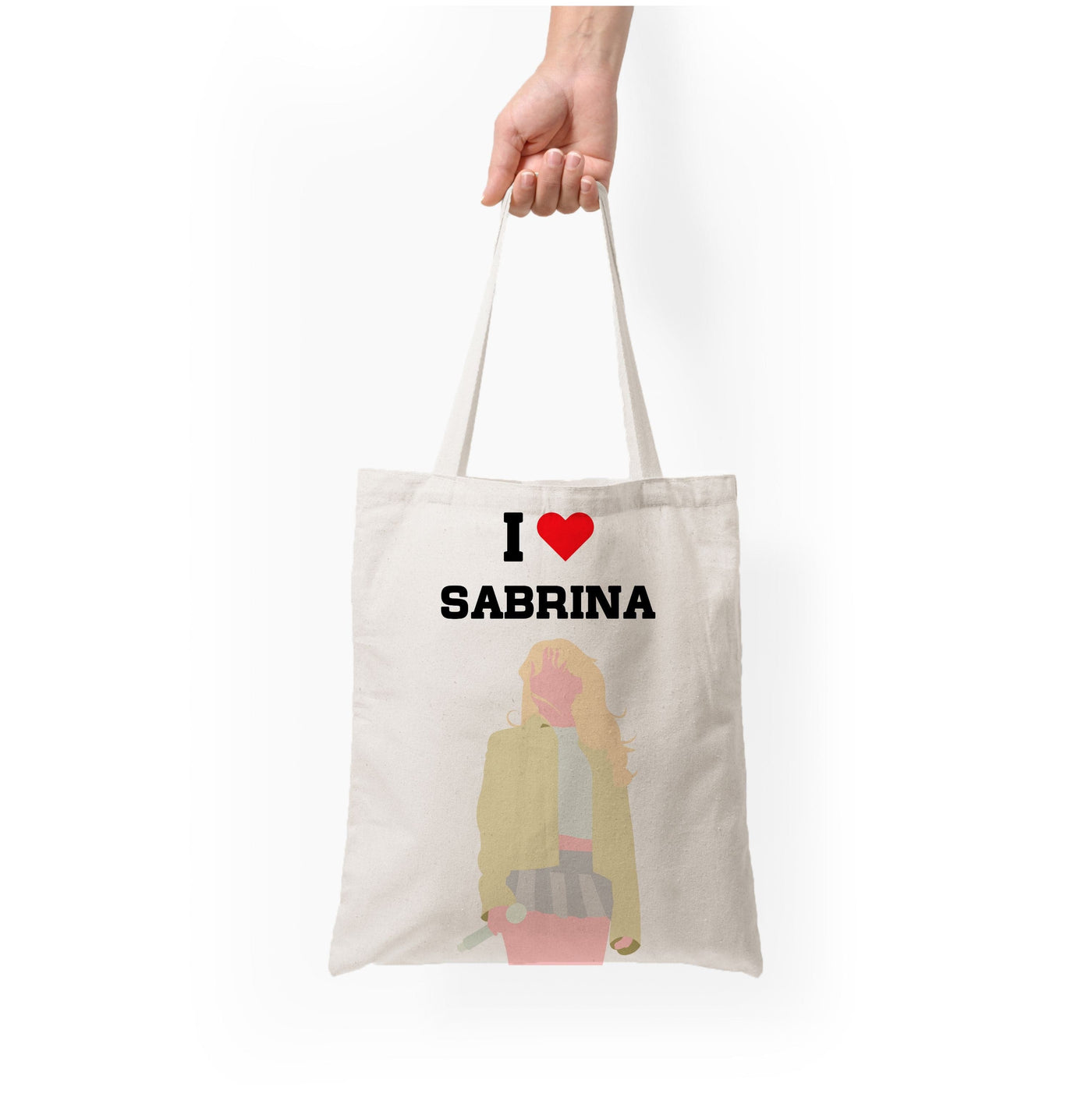 I Love Sabrina Carpenter Tote Bag