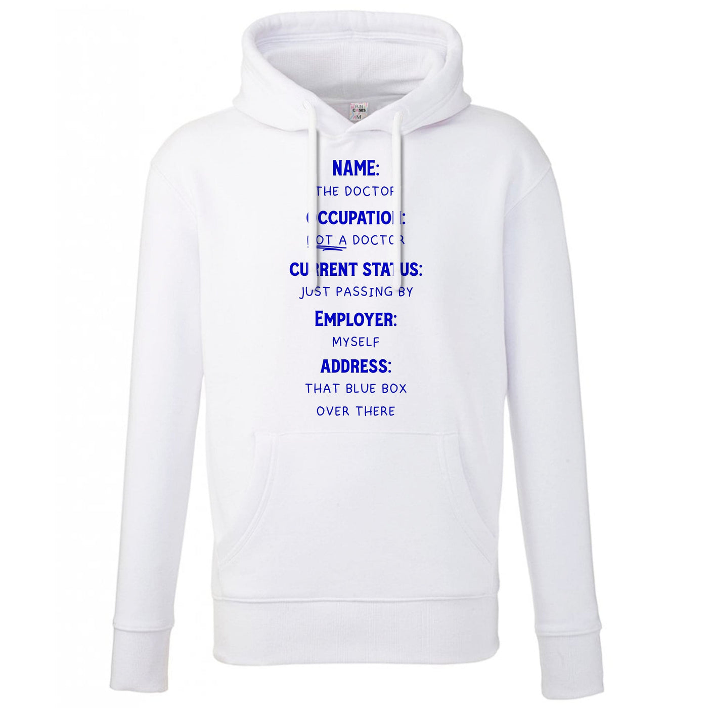 Name And Occupation - Doctor Who Hoodie