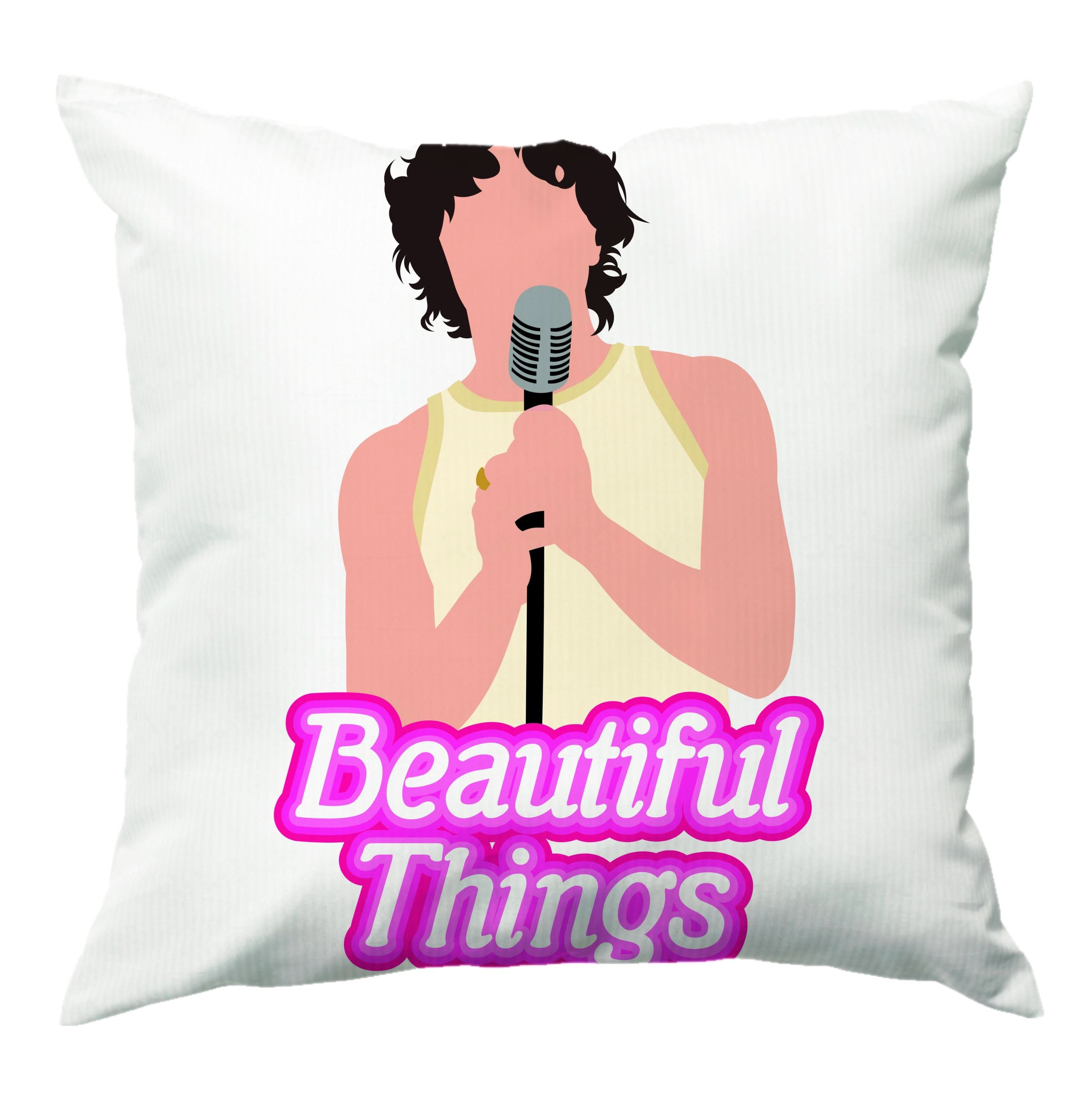 Neon Pink Beautiful Things Cushion
