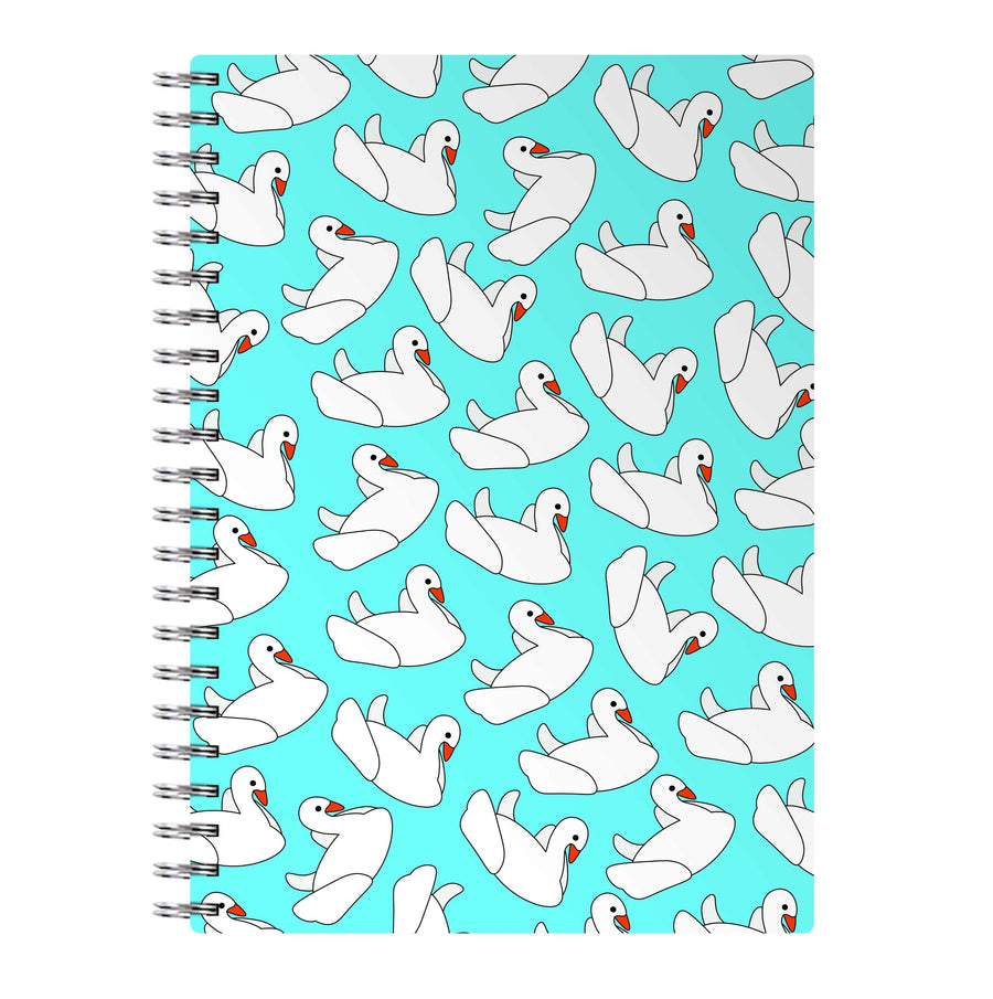 Swan Pattern - Summer Notebook