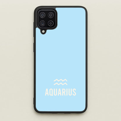 Aquarius Pastel Zodiac Galaxy A12 Case