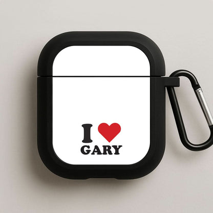 I Love Gary Black AirPods Case