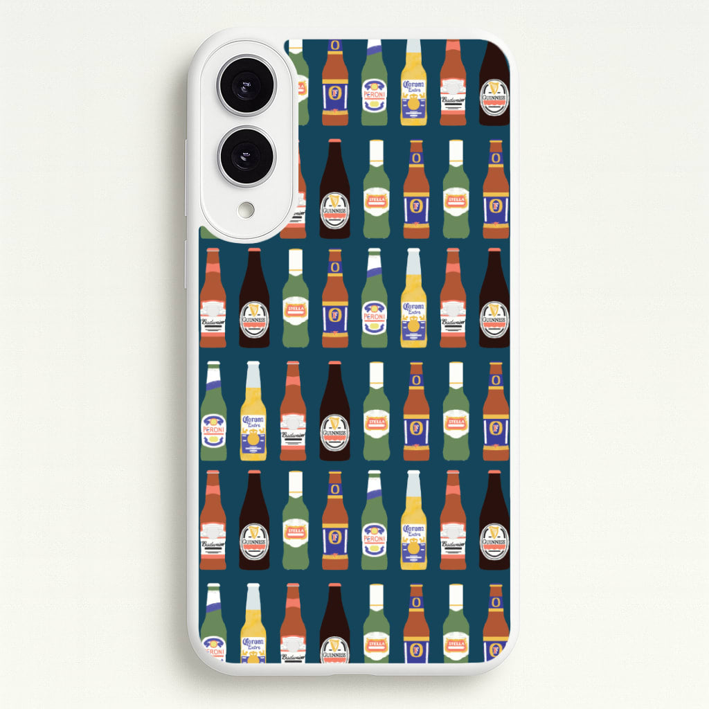 Geometric Brewery Pattern Galaxy S25 Edge Case