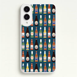 Geometric Brewery Pattern Galaxy S25 Edge Case
