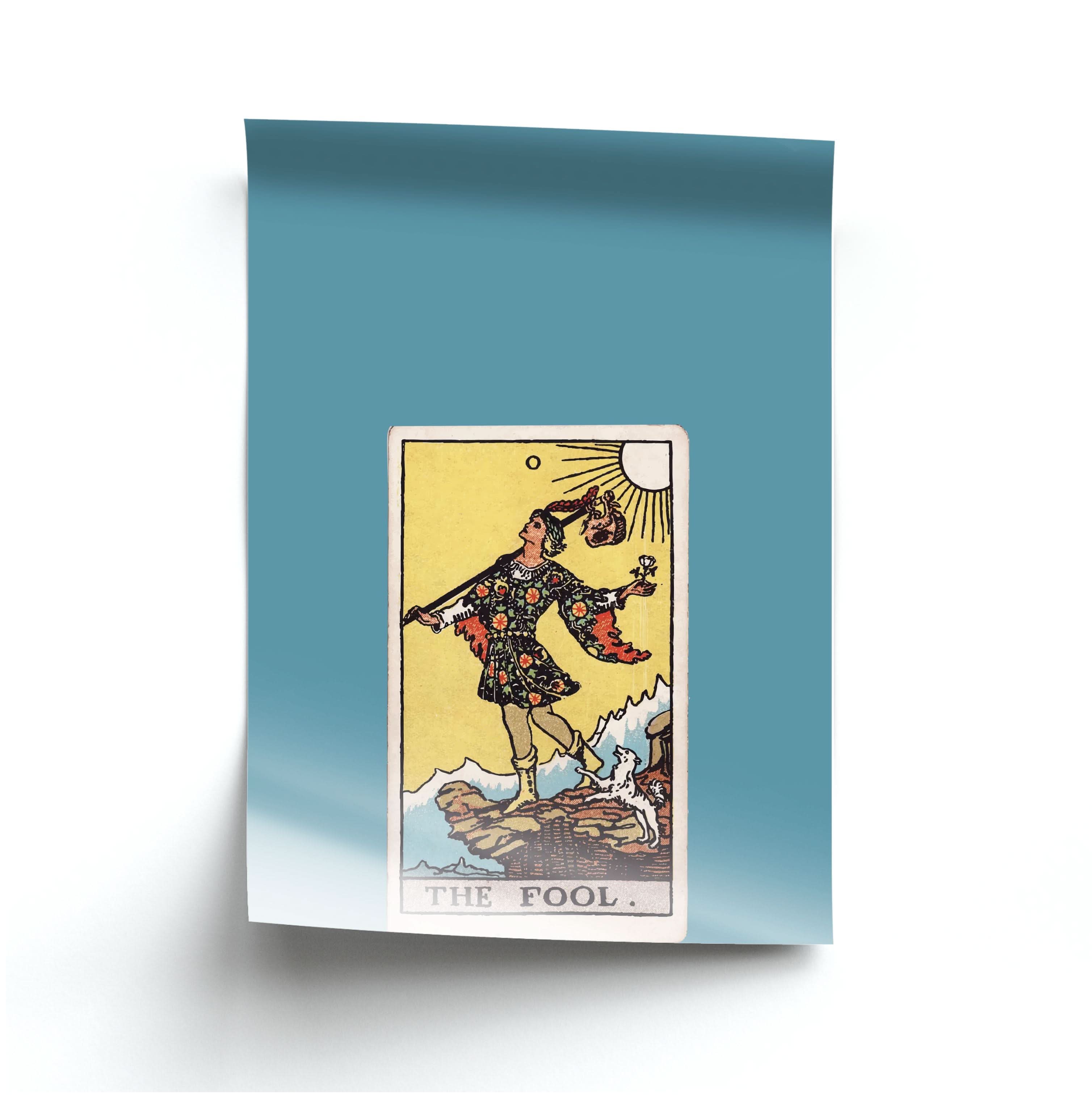 The Fool Tarot Card Poster