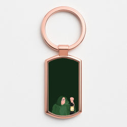 Traitor Alan Rose Gold Keyring