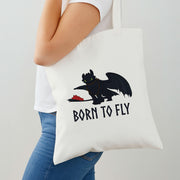 Dragon Born To Fly Tote Bag 2