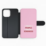 Treat People With Kindness Flip / Wallet Phone Case 2