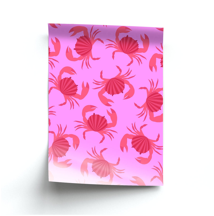 Crab Pattern - Sealife Poster