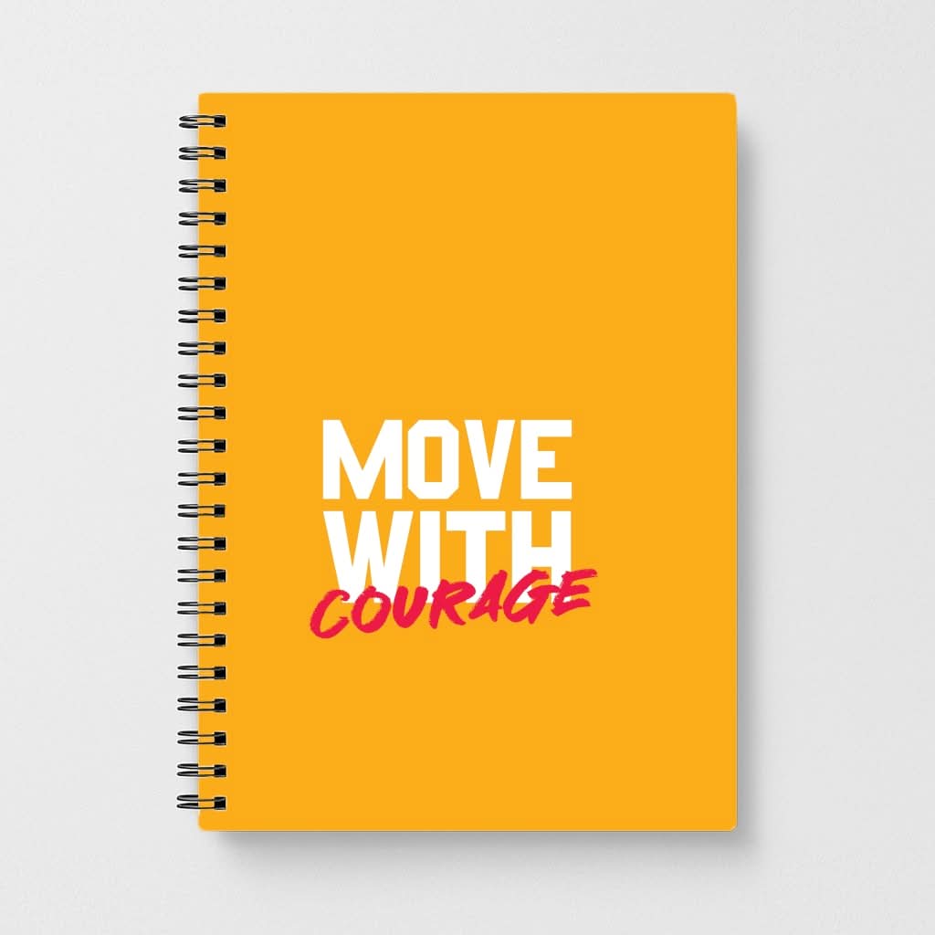Move With Courage Notebook