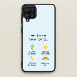 Thank You For Helping Me Galaxy A12 Case
