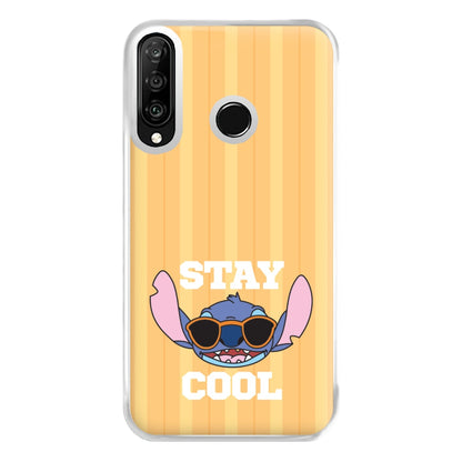 Stay Cool Blue Alien Huawei P30 Lite Case