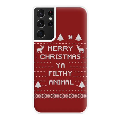 Merry Christmas Ya Filthy Animal Phone Case