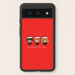 Wizards With Christmas Hats Google Pixel 8a Case