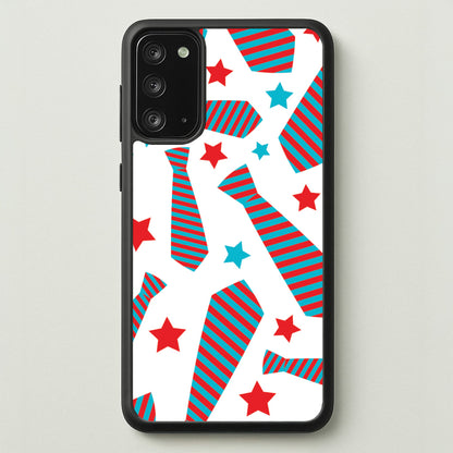 Tie And Stars Pattern Galaxy Note 20 Case