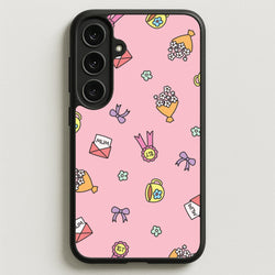 Mum Doodles Pattern Galaxy S25FE Case