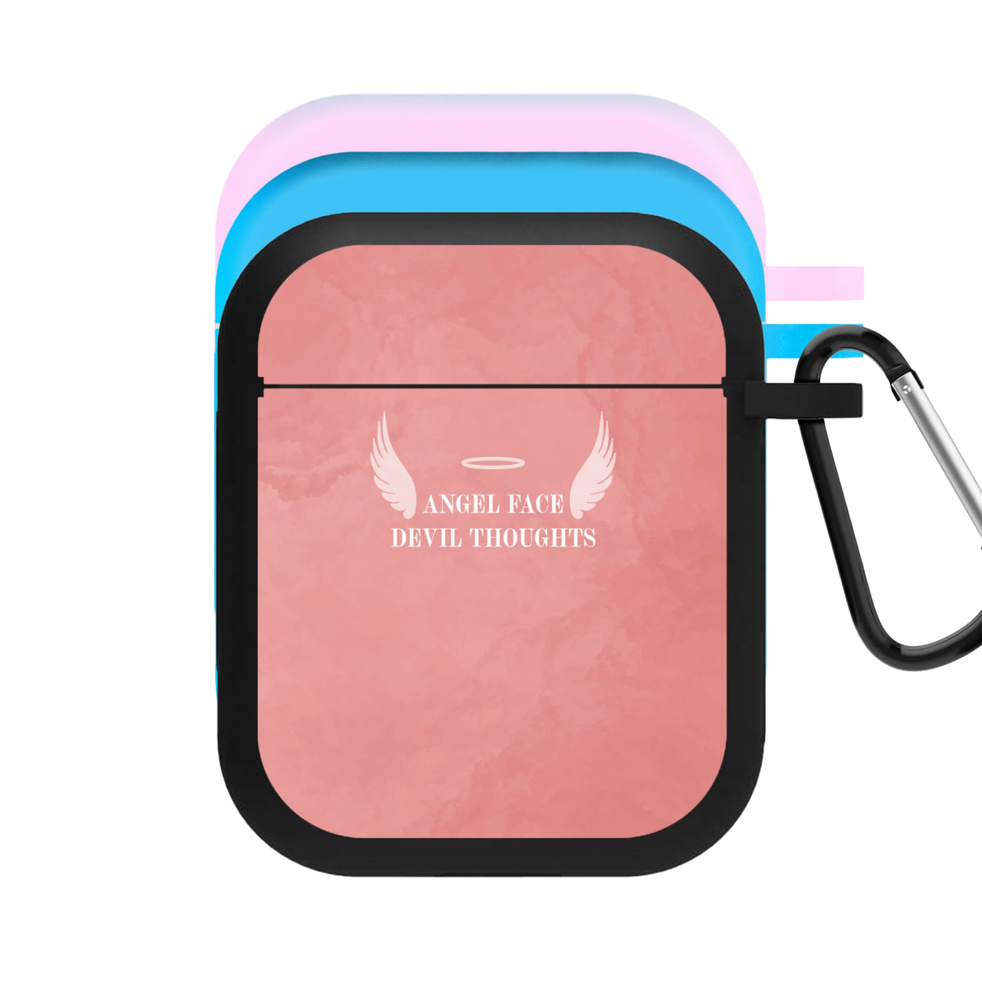 Angel Face Devil Thoughts AirPods Case