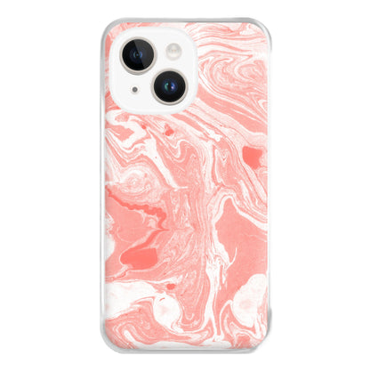 Pink Swirly Marble Phone Case