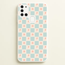 Patchwork Floral Pattern Galaxy A21s Case