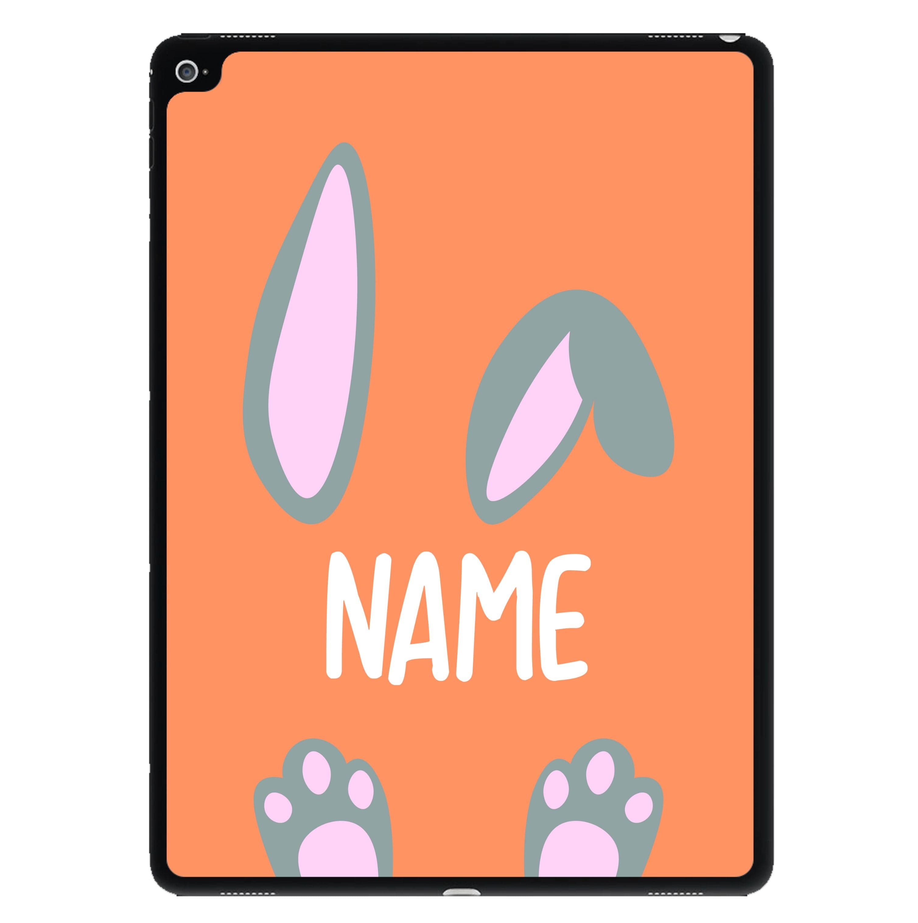 Grey Bunny Personalised iPad Case