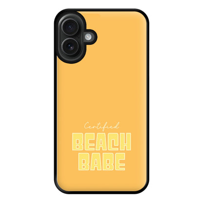 Certified Beach Babe iPhone 16 Plus Case