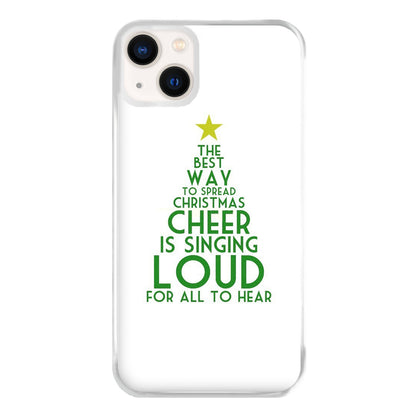 The Best Way To Spread Christmas Cheer - Elf Phone Case