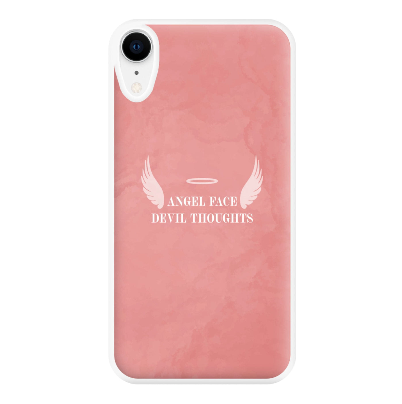 Angel Face Devil Thoughts Phone Case