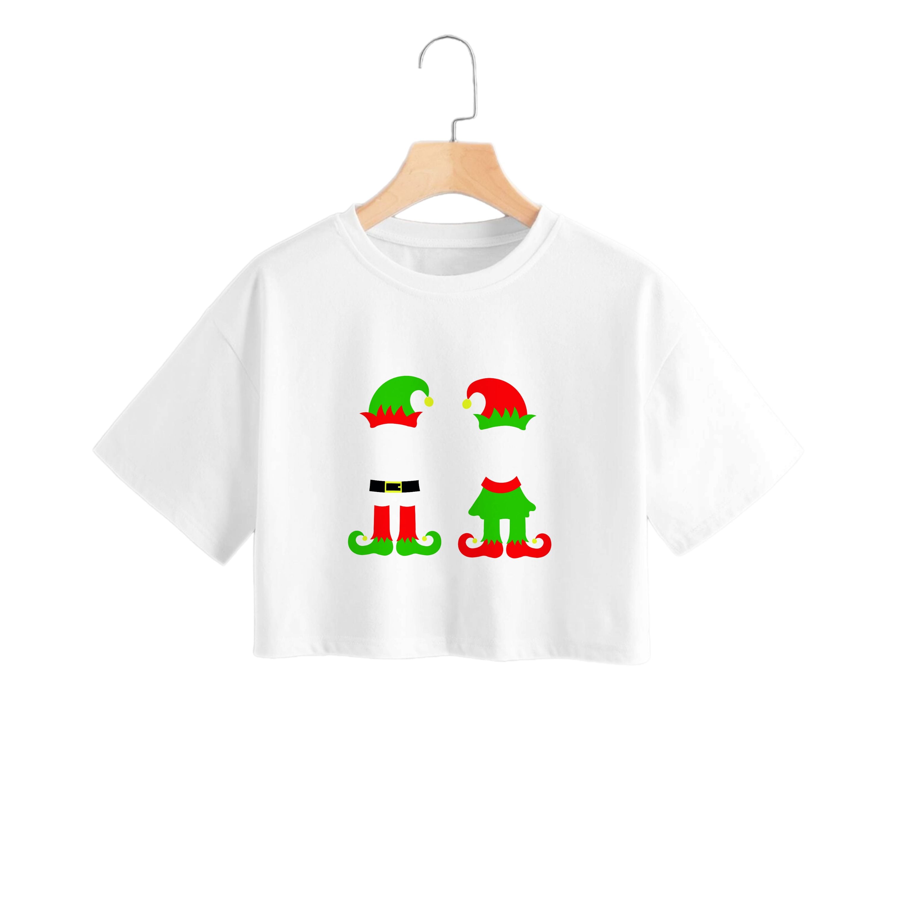 Elf Body - Christmas Crop Top