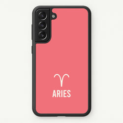 Aries Pastel Zodiac Galaxy S21 Plus Case