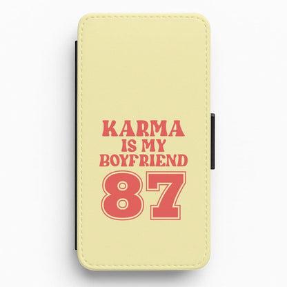 Karma Is My Boyfriend Flip / Wallet Phone Case