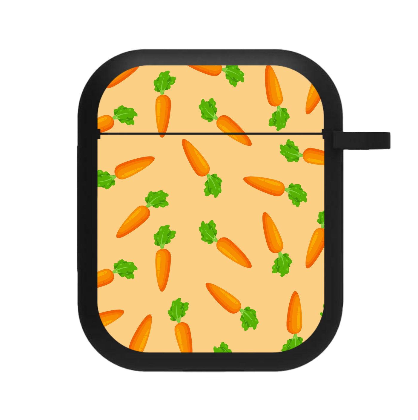 Carrot Pattern AirPods Case