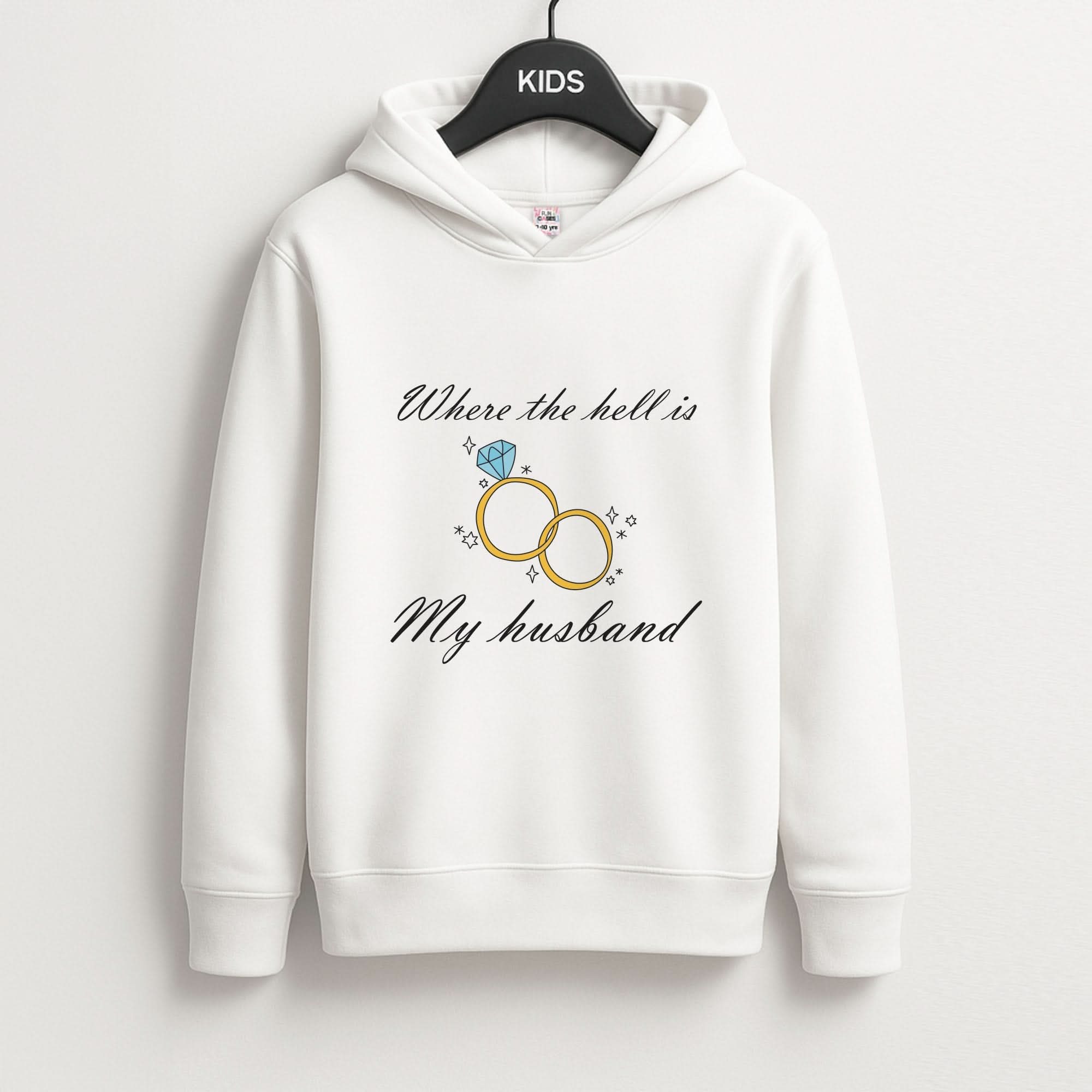 WTHIMH Cartoon Rings Kids Hoodie