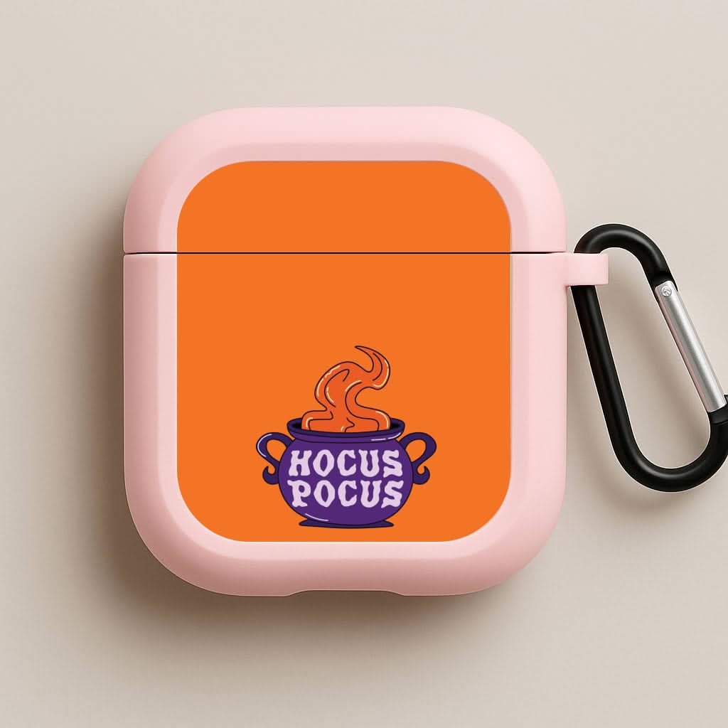 Hocus Pocus Cauldron Pink AirPods Case