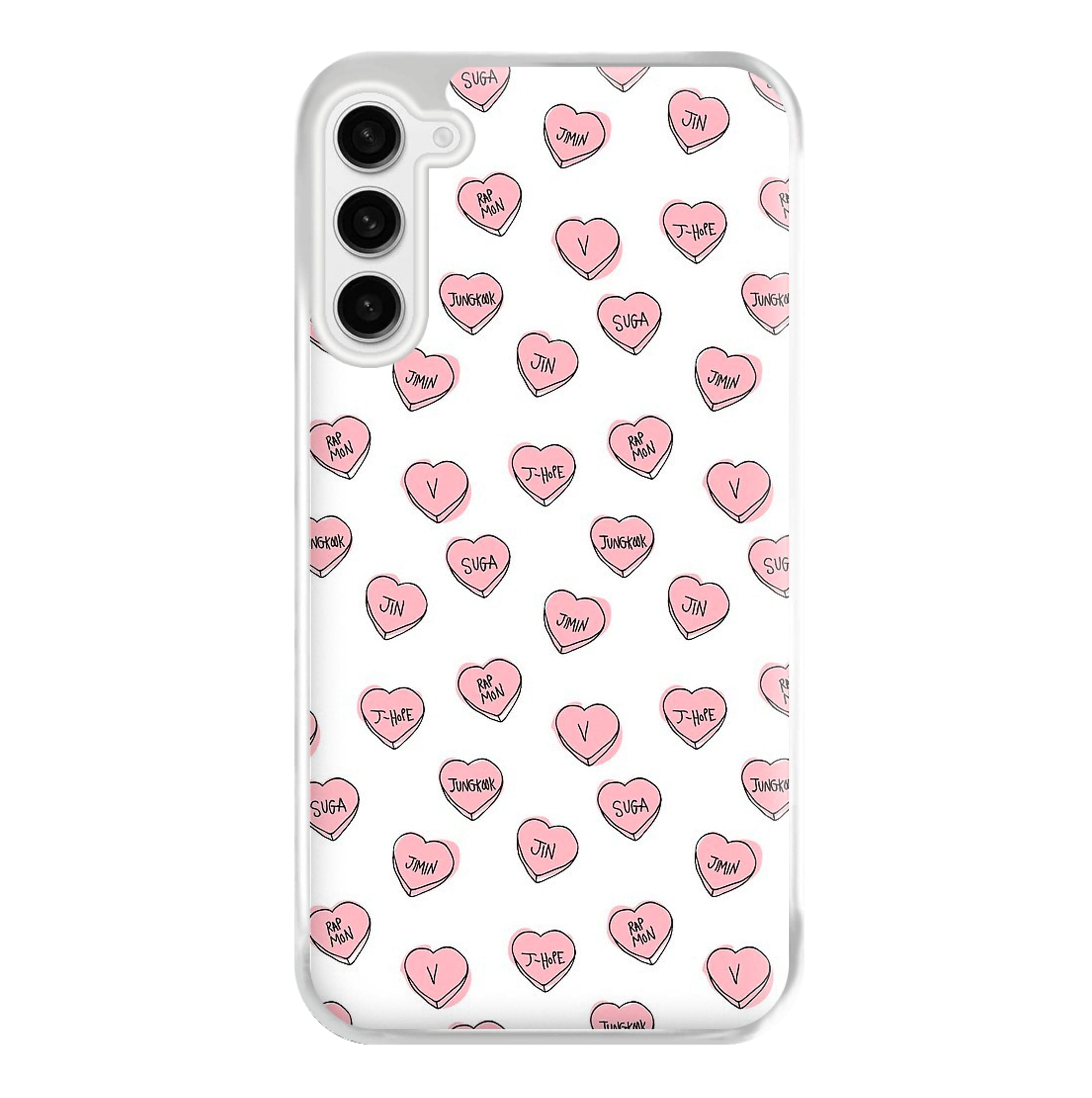 K-Pop Band Hearts Phone Case