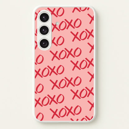 XOXO Pattern Galaxy S25 Plus Case