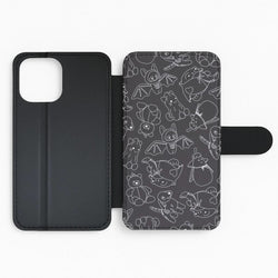 Halloween Plushies Pattern II - Halloween Flip Phone Case
