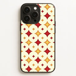 Geometric Christmas Stars Pattern Phone Case for Apple iPhone, Samsung Galaxy, Huawei and Google Pixel