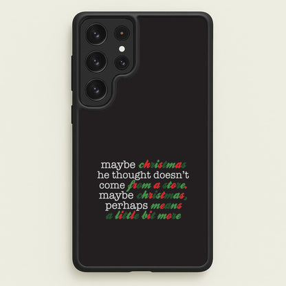 Green Creature Quote Galaxy S23 Ultra Case
